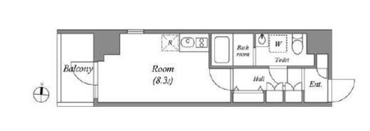 QUALITAS押上業平 (クオリタス押上業平)　601号室　間取り