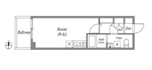 QUALITAS押上業平 (クオリタス押上業平)　802号室　間取り