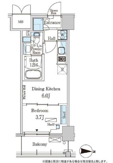 パークアクシス本所吾妻橋サウスレジデンス　606号室　間取り