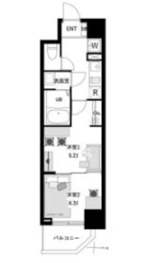 アーバンパーク入谷　302号室　間取り