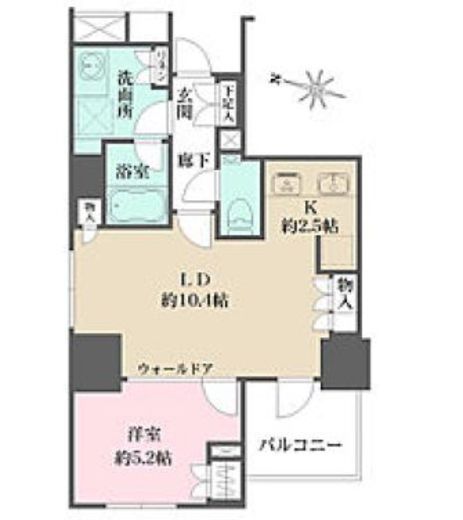 ザ・パークハウス麹町テラス　201号室　間取り
