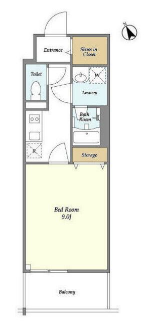 BluRock門前仲町　507号室　間取り
