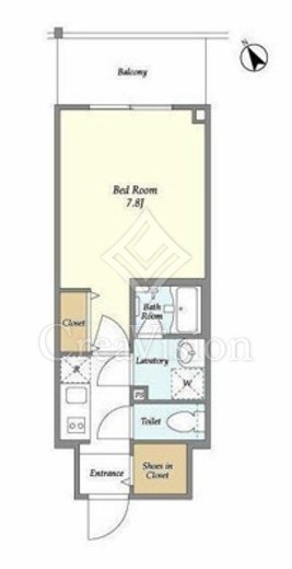 BluRock門前仲町　604号室　間取り