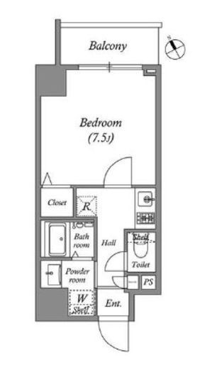 リビオメゾン入谷　201号室　間取り