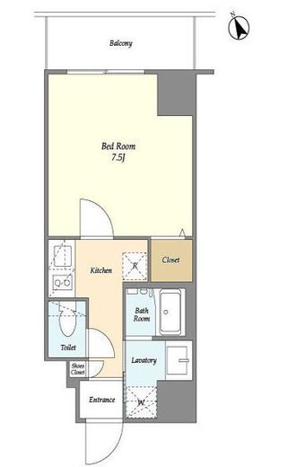 リビオメゾン入谷　502号室　間取り