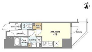 シーズンフラッツ上野御徒町　701号室　間取り