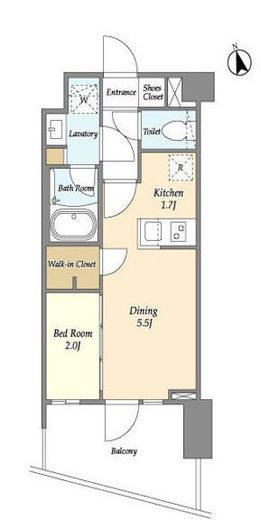 ARKMARK馬込 (アークマーク馬込)　402号室　間取り