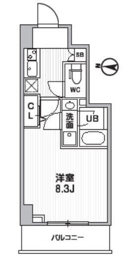 ALTERNA亀戸Ⅱ (オルタナ亀戸Ⅱ)　702号室　間取り