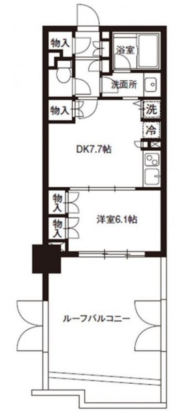 レジディア御茶ノ水　304号室　間取り