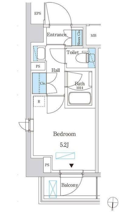 パークアクシス錦糸町スタイルズ　211号室　間取り