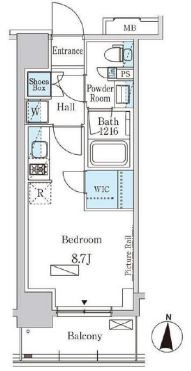 パークアクシス本所・親水公園　705号室　間取り