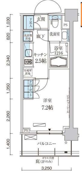 パークアクシス菊川ステーションゲート　305号室　間取り