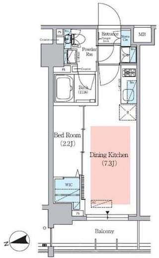 アーバネックス小石川春日　303号室　間取り