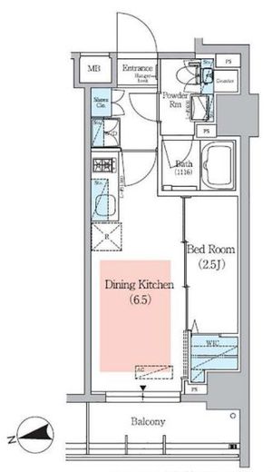 アーバネックス小石川春日　404号室　間取り
