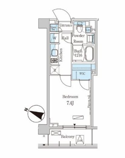 パークアクシス西馬込　304号室　間取り