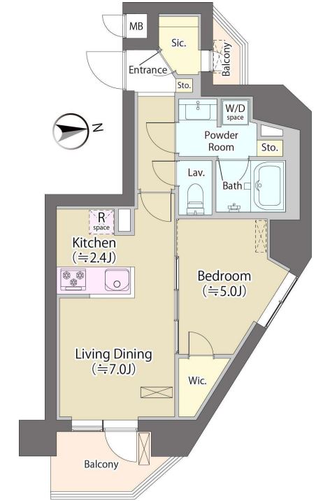 神明公園ハイツ・文京　301号室　間取り