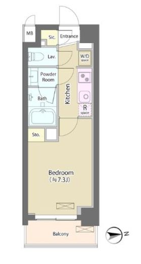 神明公園ハイツ・文京　202号室　間取り