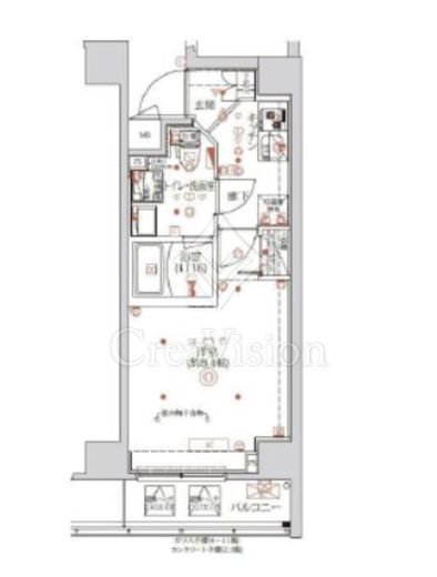 QUALITAS蒲田 (クオリタス蒲田)　701号室　間取り