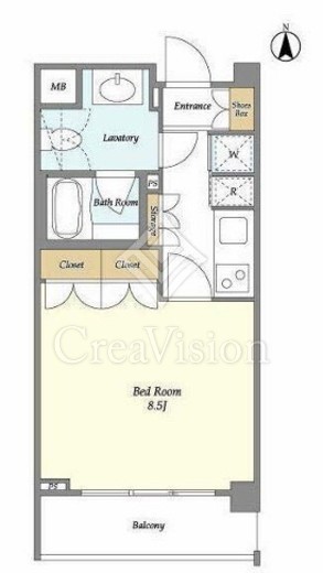 オーキッドレジデンス神楽坂　312号室　間取り