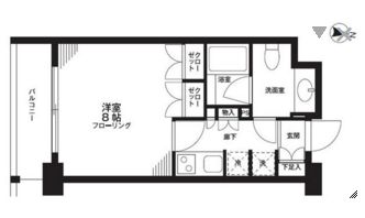 オーキッドレジデンス神楽坂　312号室　間取り