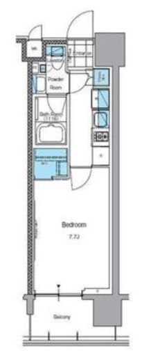 J.リヴェール上野入谷プレイス　703号室　間取り