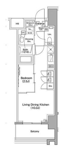 ヴェール・クレール大崎　331号室　間取り