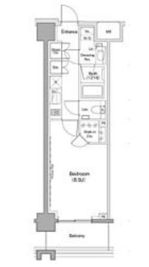 ヴェール・クレール大崎　907号室　間取り