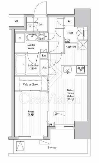 オーパスレジデンス武蔵小山　607号室　間取り