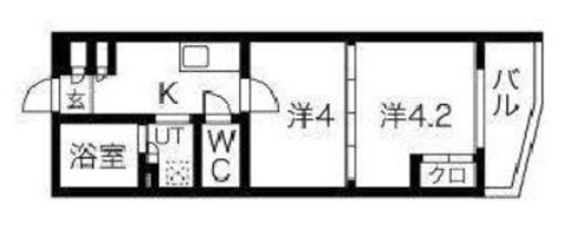 ルネサンスコート蒲田リバーテラス　303号室　間取り
