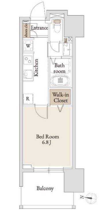 BLESS亀戸　1011号室　間取り