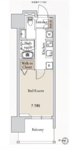 BLESS亀戸 (ブレス亀戸)　408号室　間取り