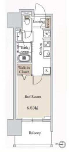 BLESS亀戸 (ブレス亀戸)　912号室　間取り