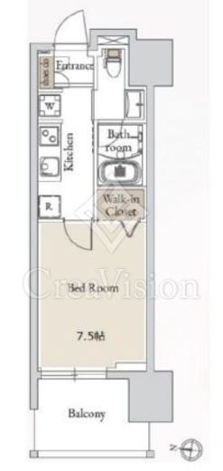 BLESS亀戸 (ブレス亀戸)　209号室　間取り