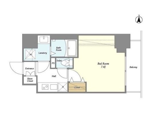 TSレジデンス北上野　604号室　間取り