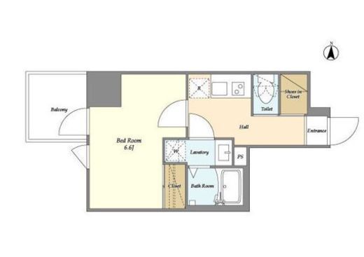 TSレジデンス北上野　901号室　間取り