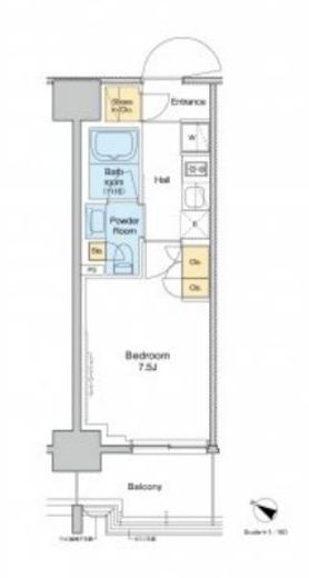 プラウドフラット両国サウス　311号室　間取り