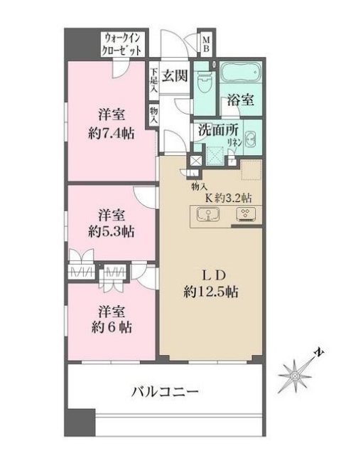ALTERNA日本橋　1101号室　間取り