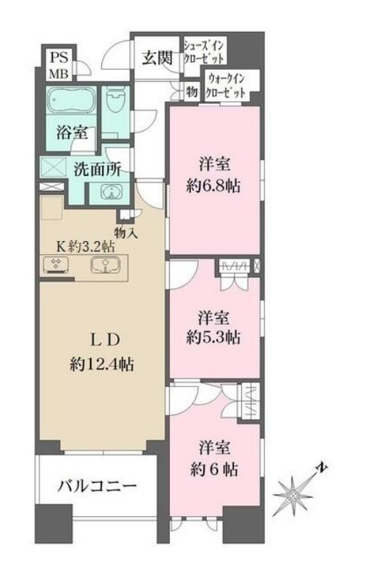 ALTERNA日本橋　902号室　間取り