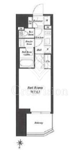 WORVE東京木場　502号室　間取り