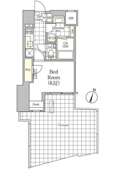 アンパサンド北新宿　103号室　間取り