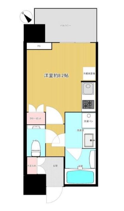 シティタワー新宿　1714号室　間取り