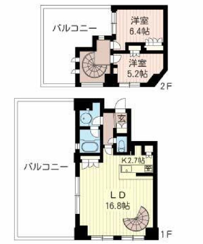 エスティメゾン北新宿　901号室　間取り