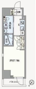 アジールコート汐浜キャナル　901号室　間取り