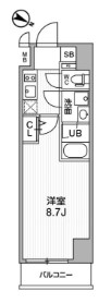 ALTERNA北品川（オルタナ北品川）　211号室　間取り