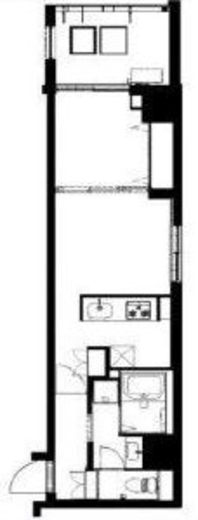 MFPRコート日本橋人形町　503号室　間取り