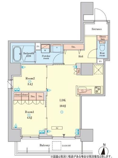 RJRプレシア菊川駅前　307号室　間取り
