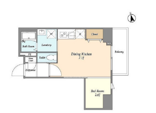 グランカーサ上野　702号室　間取り