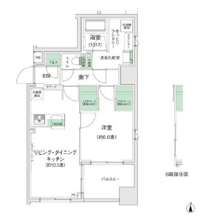 スタイリオ蒲田Ⅱ　806号室　間取り