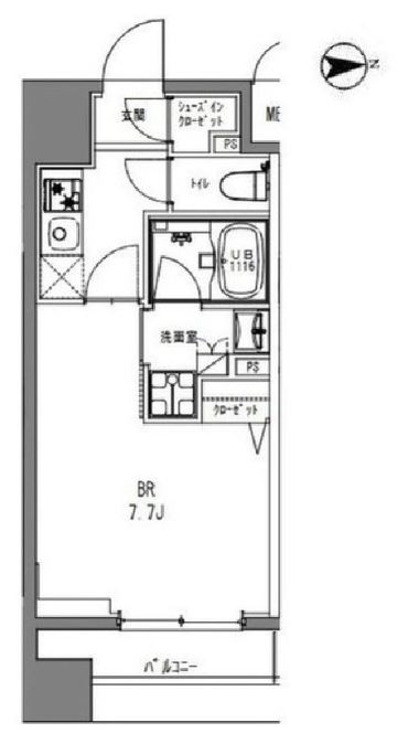 La Douceur秋葉原　204号室　間取り