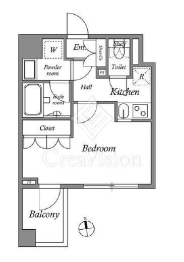 ザ・レジデンス神楽坂Ⅱ　215号室　間取り